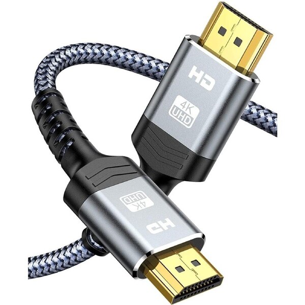 HDMI Cable 2M, 4K HDMI 2.0 Cable eARC-Snowkids 18Gbps High Speed HDMI Cord (4K 60Hz 3D Support, Ethernet Function, Video 4K UHD 2160p, HD 1080p for Fire-TV, Net-filx, PS3/4, ect