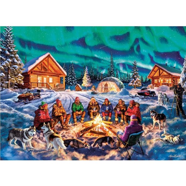 Gibsons - A Night Of Northern Lights Puzzle 1000pc