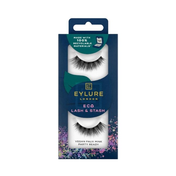 Eylure London Lash & Stash Vegan Faux Mink Party Ready - False Lashes