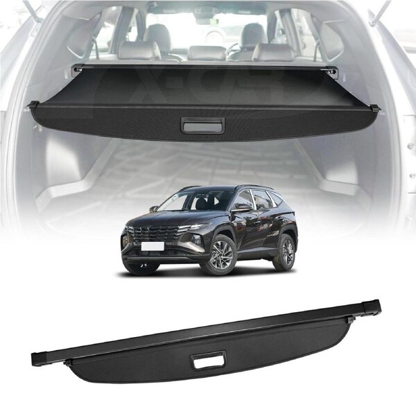 Retractable Cargo Cover for Hyundai Tucson 2021-2025 Rear Rack Partition Shelter Canvas Trunk Luggage Security Shield Shade