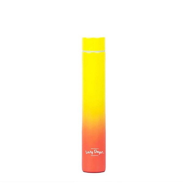 Lazy Dayz 300ml Slimline Insulated Drink Bottle - Yellow Peach Ombre