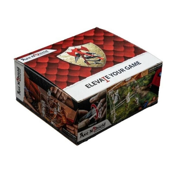 Axe N Shield 3D Combat Risers Single Flyer Stand/Platform Board Game Accessory