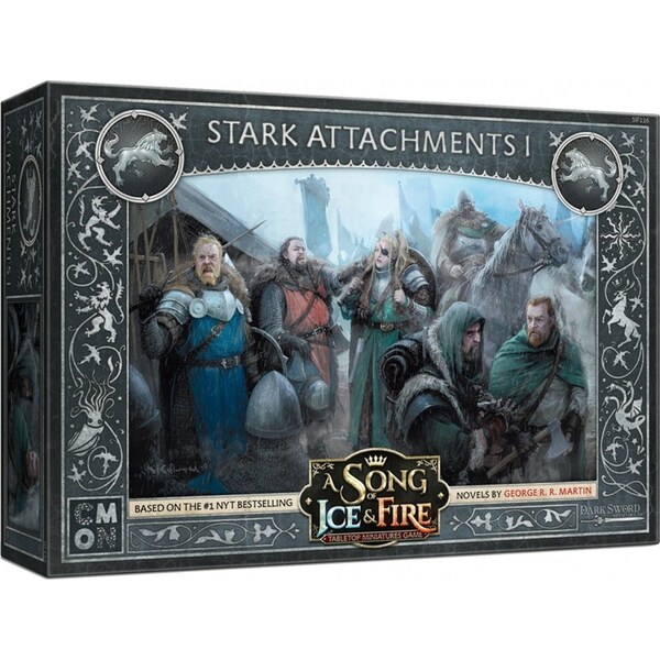 Cmon A Song Of Ice & Fire Miniatures Game Figure TTRPG Stark Attachments 1 14y+