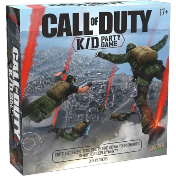 Wilder Games Call Of Duty K/D Party Board Game 3-5 Players Play Set 17y+