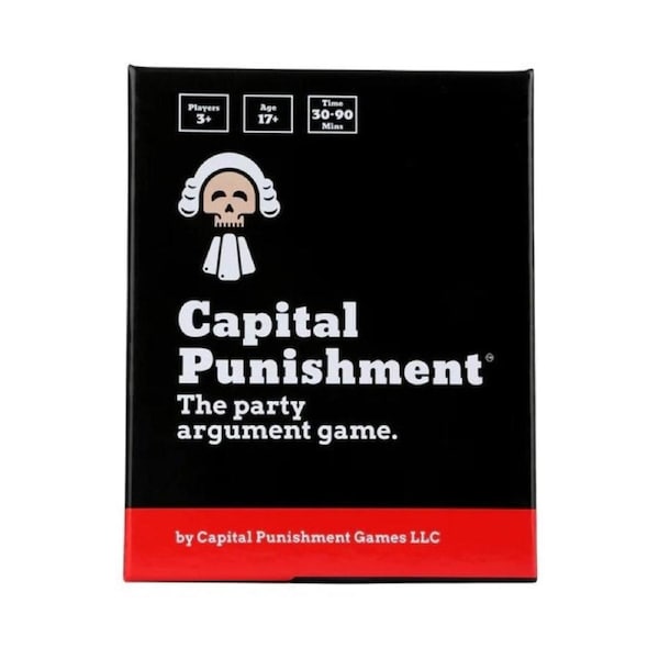 Guillotine Games Capital Punishment Party Card Game 3-Players Play Set 17y+
