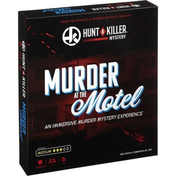 Hunt A Killer Mystery Murder At The Motel Solving Board Game 1-6 Players 14y+