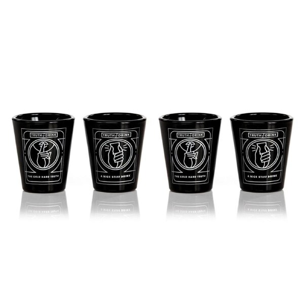 2x Cut Games Truth or Drink Shot Glasses Fun Seasonal Parties & Game Night 18y+