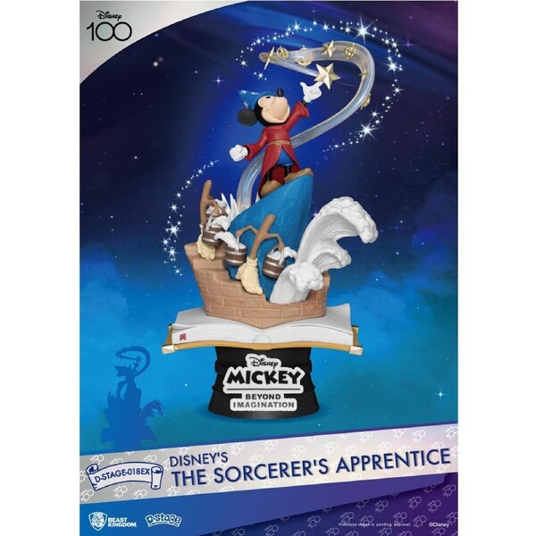 Beast Kingdom D Stage Disney Fantasia Mickey Mouse the Sorcerers Apprentice Exclusive Version
