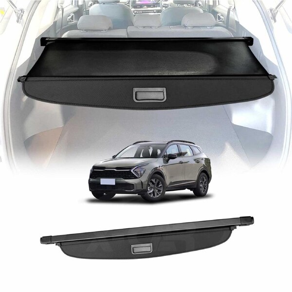 Retractable Cargo Cover for Kia Sportage 2021-2026 Rear Rack Partition Shelter Canvas Trunk Luggage Security Shield Shade