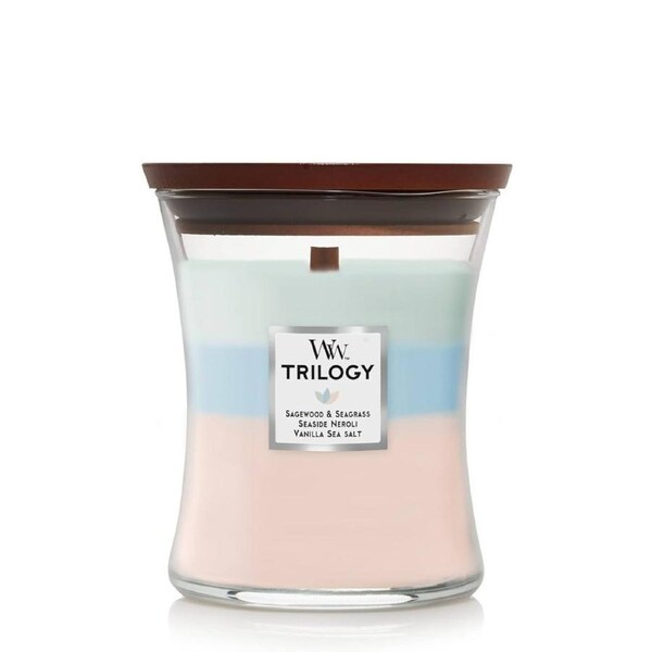 WoodWick Oceanic Trilogy Medium Scented Candle