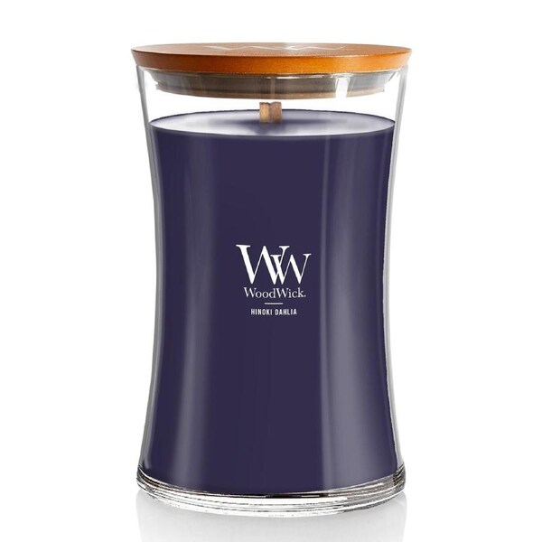 WoodWick Hinoki Dahlia Large Scented Candle