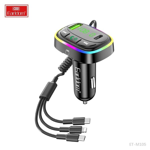 ET-M105 Fm Transmiter with charger cable