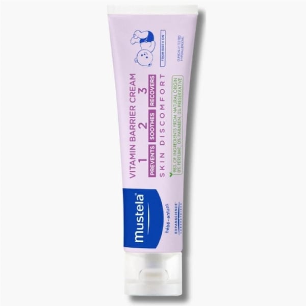 Mustela Vitamin Barrier Cream 123 - for nappy rash - 108g