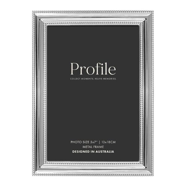 Profile - Valentine 5x7" Photo Frame - Silver