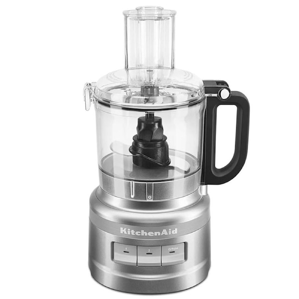 KitchenAid 7 Cup Food Processor Contour Silver 5KFP0719ACU