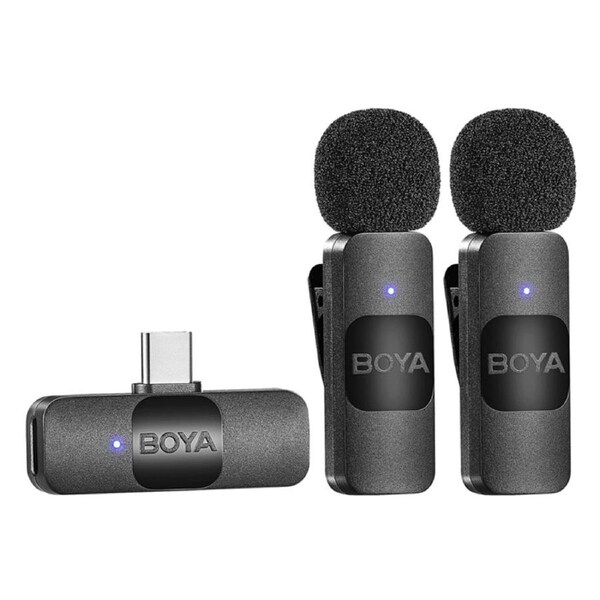 Boya BY-V20 Wireless Lavalier Lapel Microphone Type-C