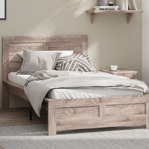 Oikiture Bed Frame King Single Size Wooden Frame NEO