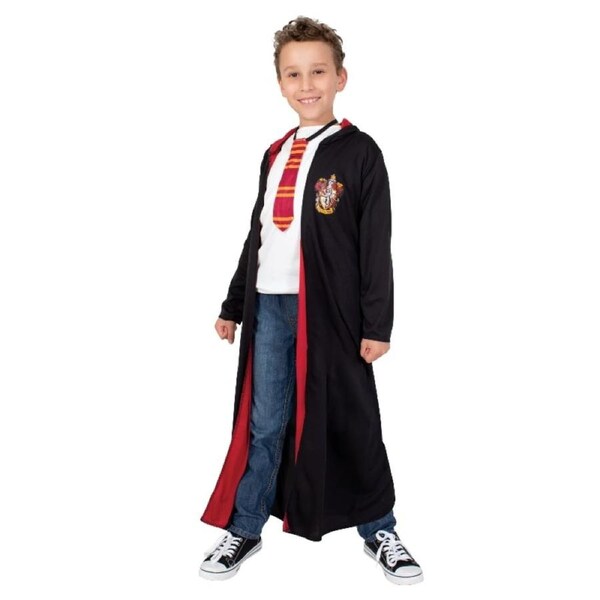 Harry Potter Child Hooded Robe and Tie Costume Size XL 9-10 Years