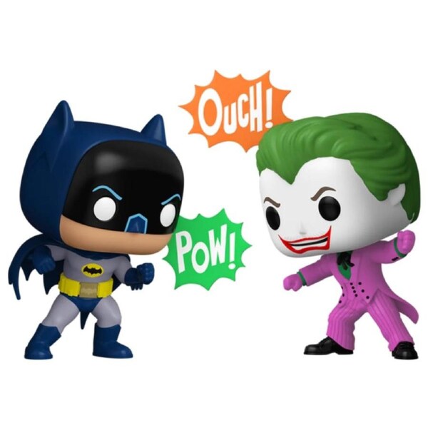 Batman 85th Anniversary Batman and Joker 1966 Funko Pop! Vinyl 2 Pack