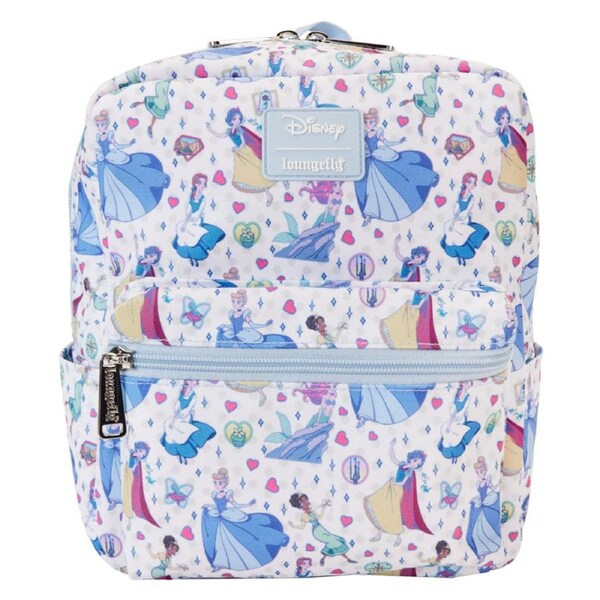 Loungefly Disney Princess Manga Style All-Over-Print Nylon Mini Backpack