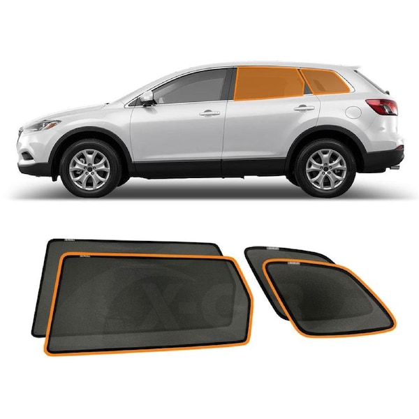 Rear Port Window Sun Shade for Mazda CX-9 CX9 2007-2015 Car Sun Blind Mesh
