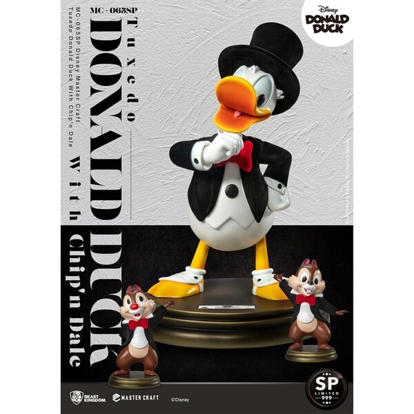 Beast Kingdom Master Craft Tuxedo Donald Duck Chip'n Dale Figurine Model