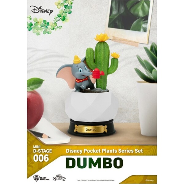 Beast Kingdom Mini D Stage Disney Pocket Plants Series Dumbo Figurine Model