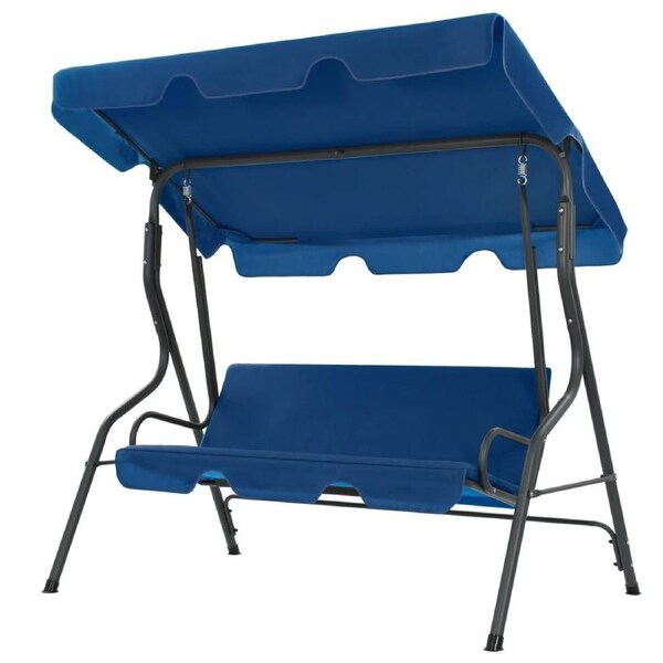 Swing Bench Chair Hammock Outdoor Furniture Patio Garden Canopy Seat Dark Blue
