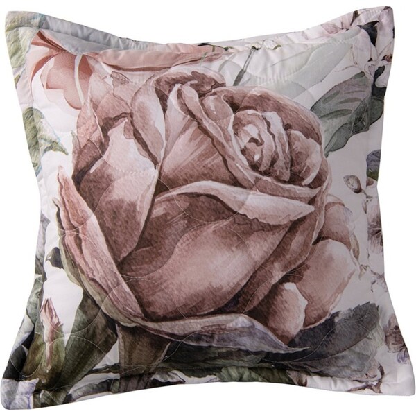 Bianca Lorna Square White Polyester Soft Cozy Comfort Decoratve Cushion 43cm