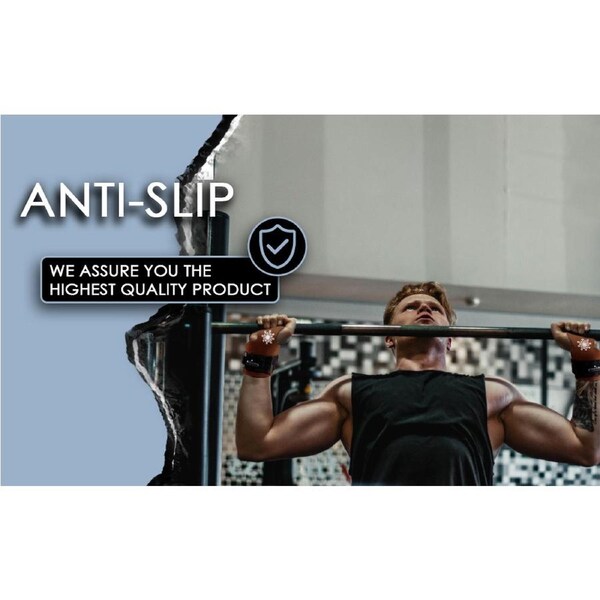 ALLIUMS Weightlifting Hooks for Bodybuilding, Cross Training & Deadlift (Pair)