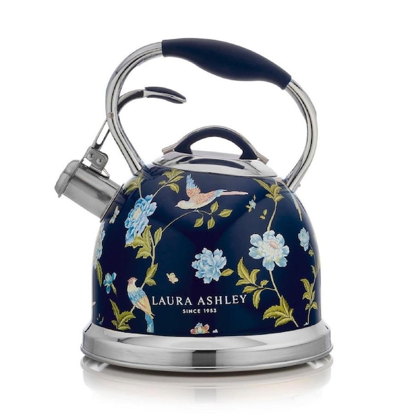 Laura Ashley 2.5L Stove Top Kettle - Elveden Blue