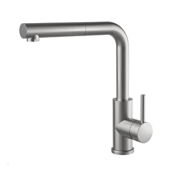 Belling Design Collection Squareline Pull-Out Mixer Tap Stainless Steel Finish