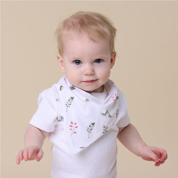 Snuggle Hunny Garden Friends Organic Dribble Bib