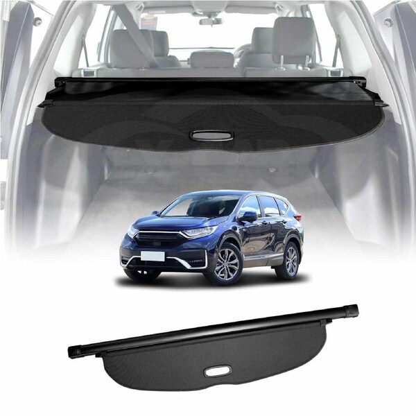 Retractable Cargo Cover for Honda CRV CR-V 2017-2023 Rear Rack Partition Shelter Canvas Trunk Luggage Security Shield Shade