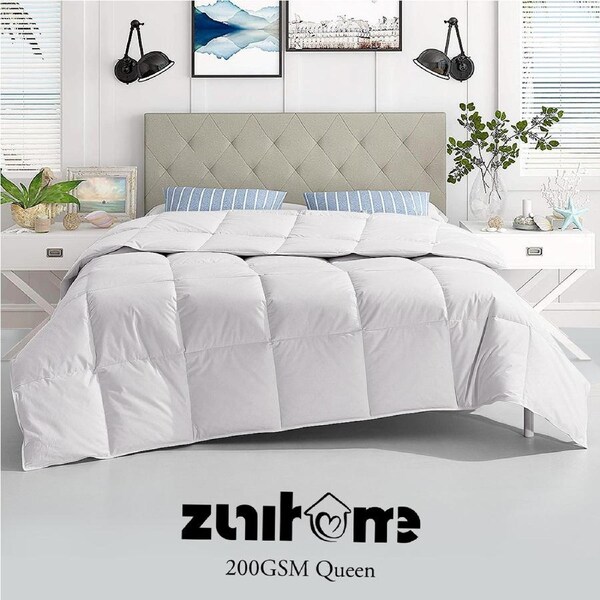 200GSM Queen ZUNI Natural Bamboo Quilt Duvet Doona Winter Summer Quilt