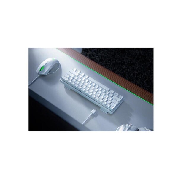 Razer Huntsman Mini Mercury Edition 60 Percent Optical Gaming Keyboard