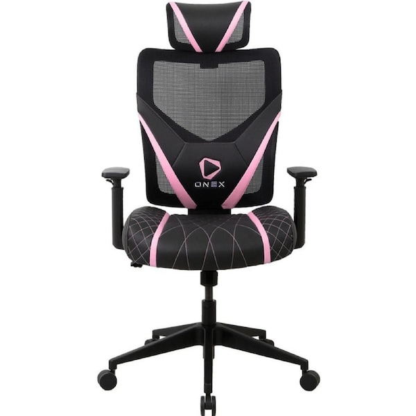 OneX GE300 Breathable Ergonomic Gaming Chair Pink