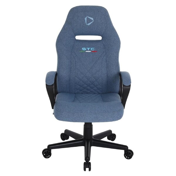 OneX STC Compact S Series Short Pile Linen Fabric Gaming/Office Chair Cowboy