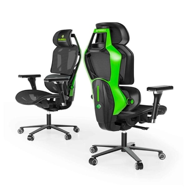 Eureka GC05 Typhon Series Ergonomic Mesh Chair Black/Green