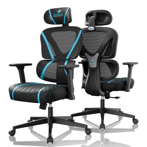 Eureka GC06 NORN Series Ergonomic Chair Black/Blue