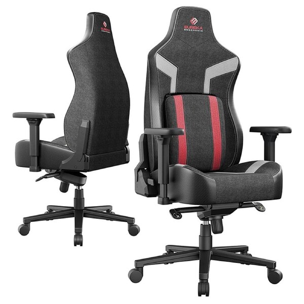Eureka GC08 Python II Series Ergonomic Chair Black/Red