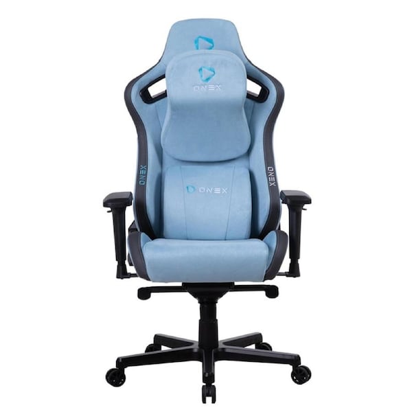 OneX EV12 Evolution Suede Edition Gaming Chair Blue