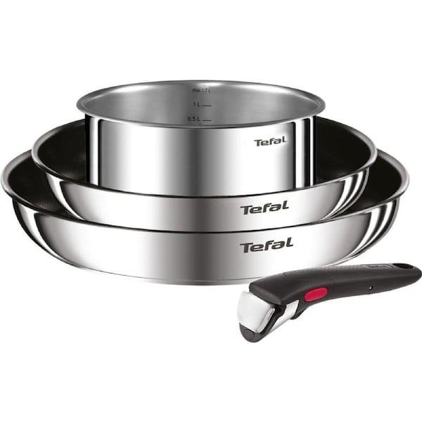Tefal Ingenio Cook Eat Induction Stackable Cookware 4 Piece Set