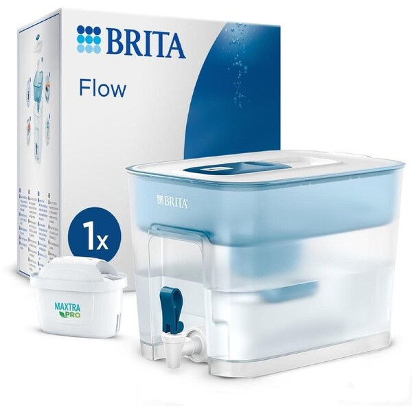 Brita Water Filter Flow Cask 8.2L - Soft Blue