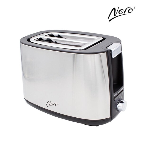 Nero 2 Slice Stainless Steel Toaster