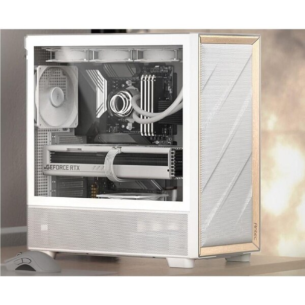 Antec Flux ATX White Premium Birch Trim PWM Fan [FLUX-WH]