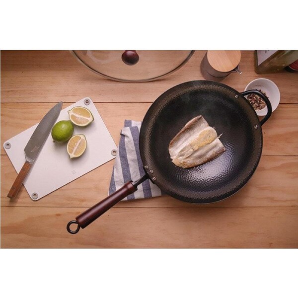 Jia - Companion Carbon Steel Wok 32cm with Lid & FREE Stainless Turner (Limited Time ONLY)