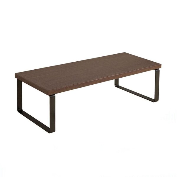 SOGA 50cm Black Computer Monitor Elevated Stand Desktop Support Station Rack