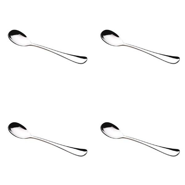 4x Maxwell & Williams Stainless Steel Madison Salad Spoon Serving Utensil Silver