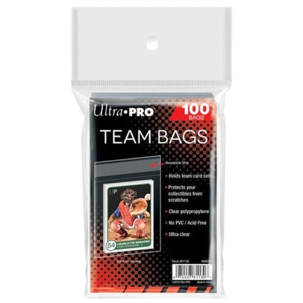 Ultra Pro: Team Bags Resealable Sleeves